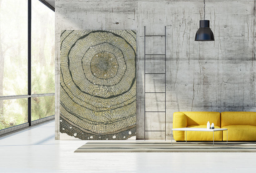 "Fir" Fine Art Giant Canvas Print, 48"x72"