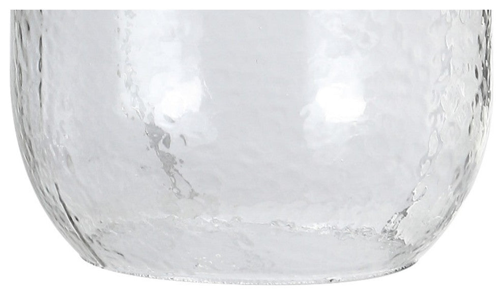 Stevens 25.5" Glass Table Lamp, Brass