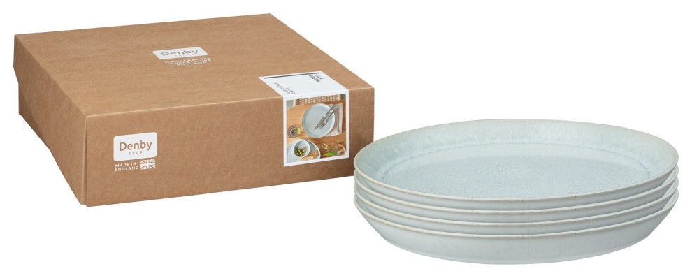 Kiln Green by Denby Dinner Plates, Set of 4