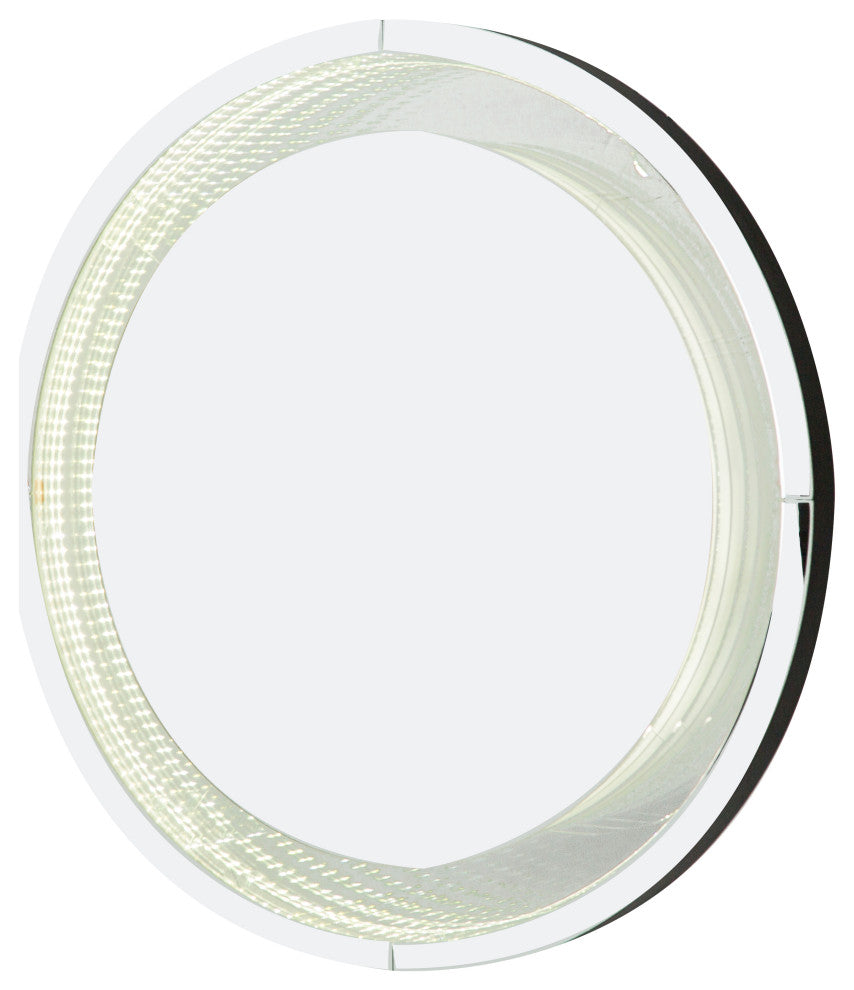 Montreal Round Wall Mirror with LED Lighting