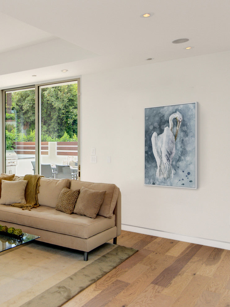 "Transformation II" Floater Framed Painting Print on Canvas, 40"x60"