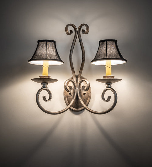16 Wide Phillipe 2 Light Wall Sconce