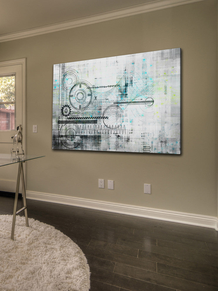 "Gears" Fine Art Canvas Print, 36"x24"