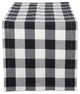 DII Black Buffalo Check Table Runner