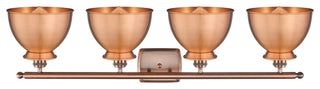 Adirondack 4-Light 38" Bath Vanity Light, Antique Copper Shade