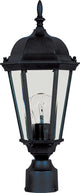 Maxim Lighting Westlake - One Light Outdoor Post Mount, Black Finish