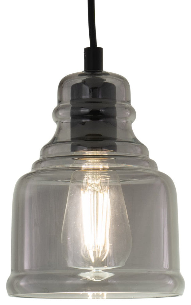 Vaxcel Lighting P0378 Millie 6"W Mini Pendant - Matte Black