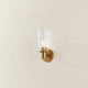 Redding Wall Sconce, Patina Brass