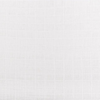 Mini Crib Sheet, GOTS Certified Organic Muslin Cotton, White