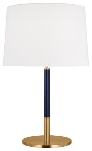 Monroe 1-Light Indoor Table Lamp, Burnished Brass Gold