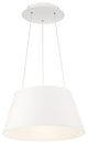 Vida 18" LED Pendant 3000K, White