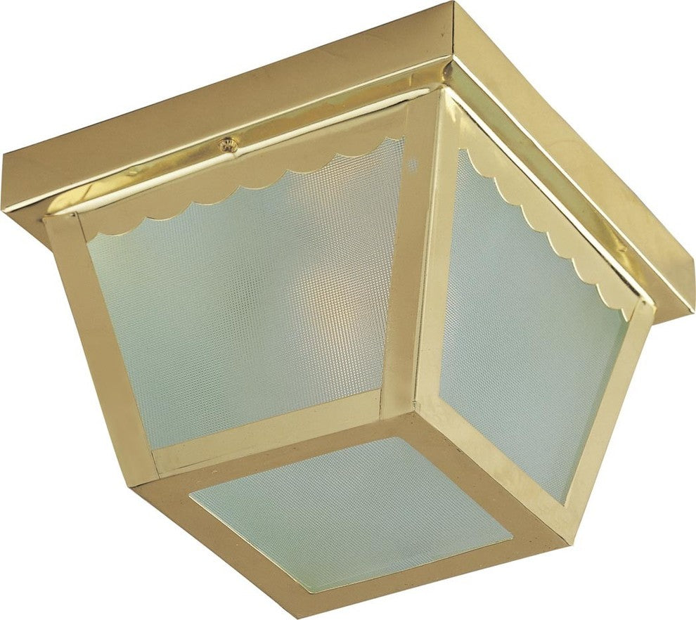 Maxim 6204 Essentials 9" 2 Light Outdoor Ceiling Light - Black