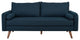 Revive Upholstered Fabric Sofa, Azure