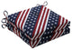 Major Americana Squared Corners Seat Cushion 20x20x3, Set of 2