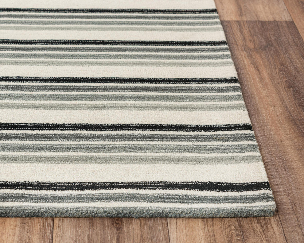 Rizzy Home Tetra Collection, 5' x 8' Rug