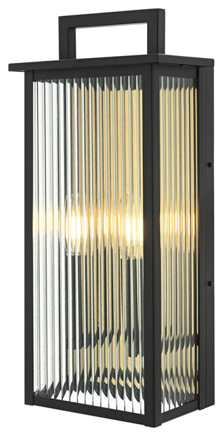 Home Living 8.5" Outdoor Wall Sconce, Black