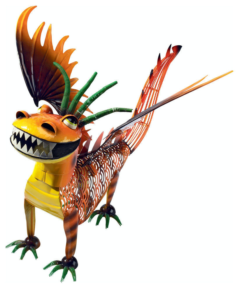 Cheddar the Gothic Dragon Metal Statue