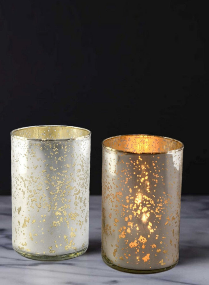 3.5in x 6in Silver Cylinder