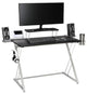 55" Gaming Computer Desk, 35" Monitor Shelf, Z-Base, ESS-1101