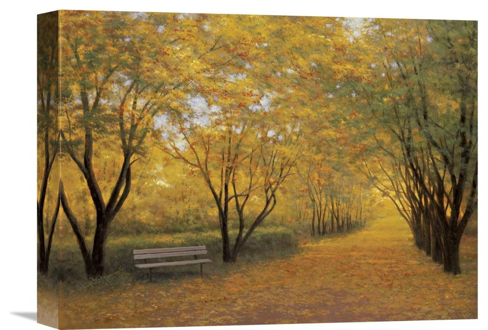 "Autumn Gold" Stretched Canvas Giclee by Diane Romanello, 16"x12"