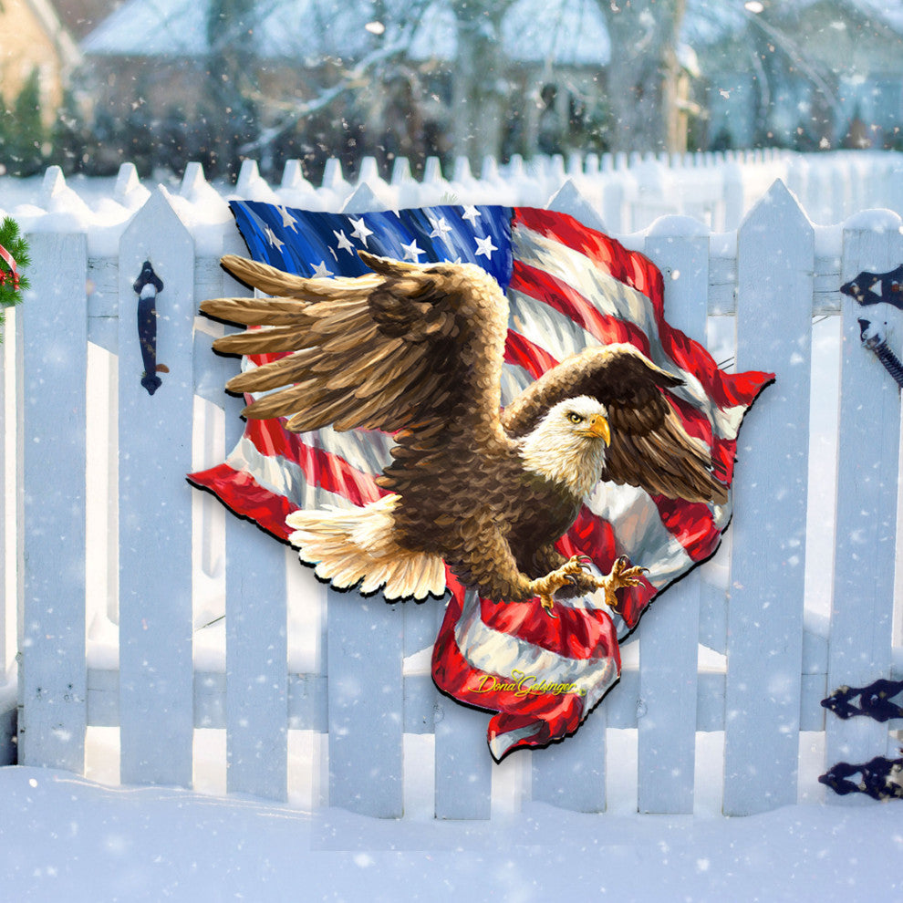 American Liberty Eagle Wall and Door Hanger by Dona Gelsinger