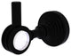 Pacific Grove Robe Hook with Dotted Accents, Matte Black