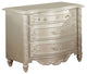 Alexandra Transitional Night Stand In Pearl White
