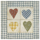 "Americana Hearts" Digital Paper Print by David Carter Brown, 42"x42"