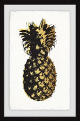 "Pineapple Golden" Framed Painting Print, 12"x18"