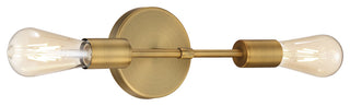 Iconic LED Wall Sconce in Antique Brushed Brass