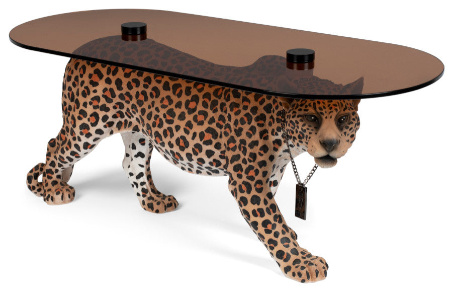 Spotted Panther Coffee Table | Bold Monkey Dope As Hell