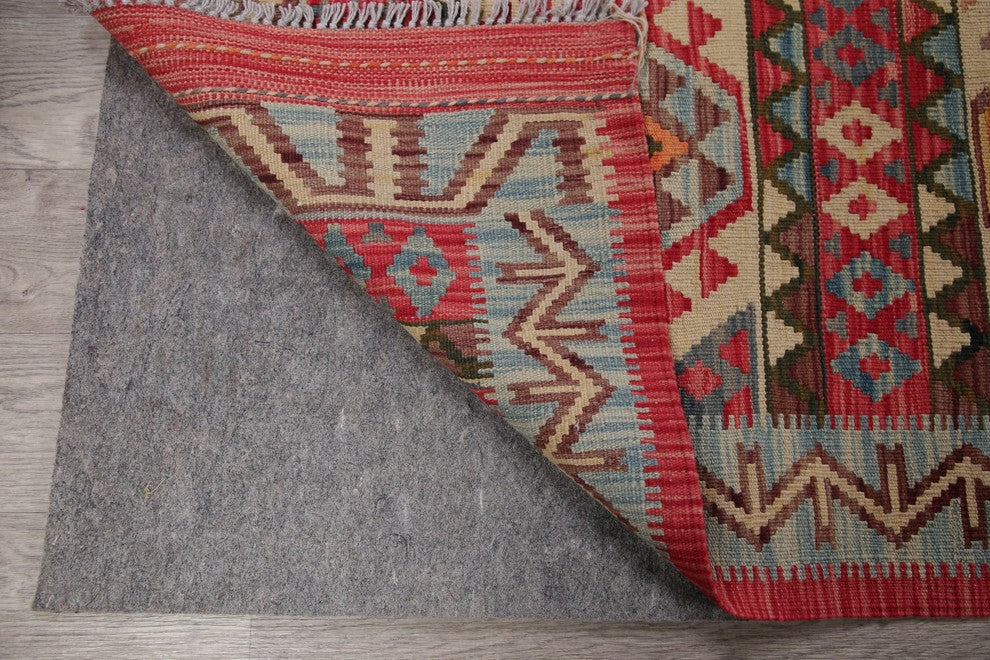 Kilim Southwestern Turkish Oriental Flat-Woven Traditional Area Rug, 8'3"X5'9"