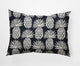 14x20" Pineapple Pattern Nautical Decorative Indoor Pillow, Shark Blue