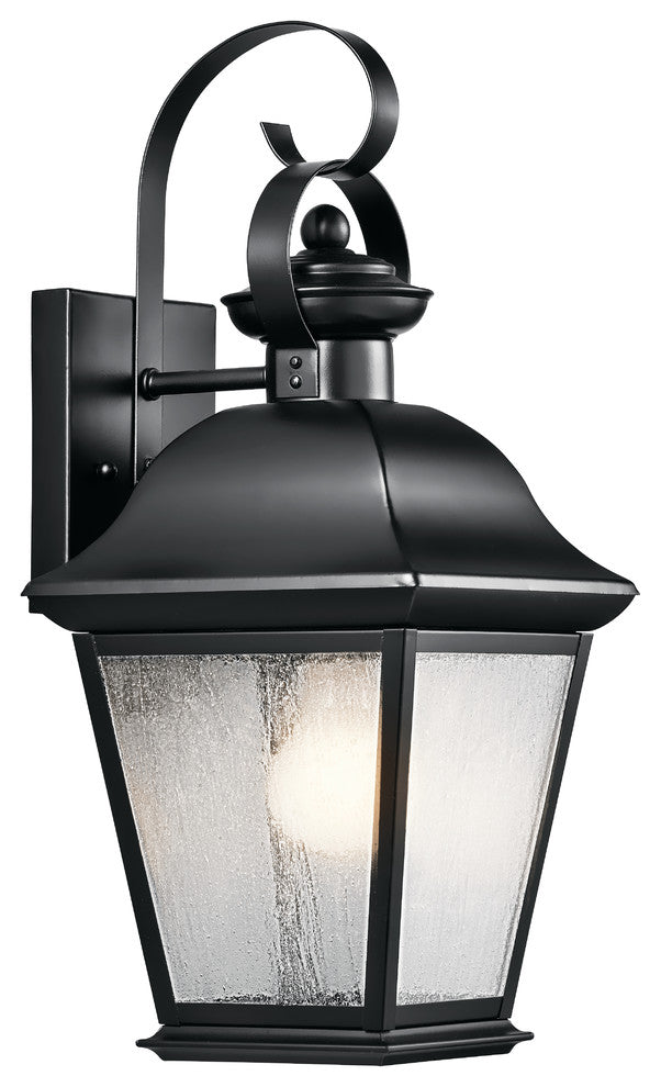 Outdoor Wall 1-Light, Black, Incandescent