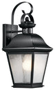 Outdoor Wall 1-Light, Black, Incandescent