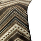 Decorative Table Runner Brown Jacquard Silk, Beaded & Tassels - Timberland