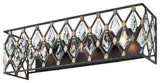 Varaluz-345B03CBHG-Three Light Bath Carbon/Havana Gold