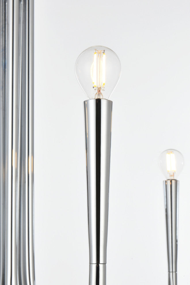 Home Living 30" Chandelier, Chrome