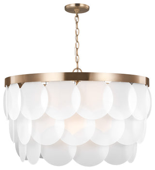 Mellita 8-Light Pendant, Satin Brass