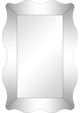 Curvy Framed Glass Mirror