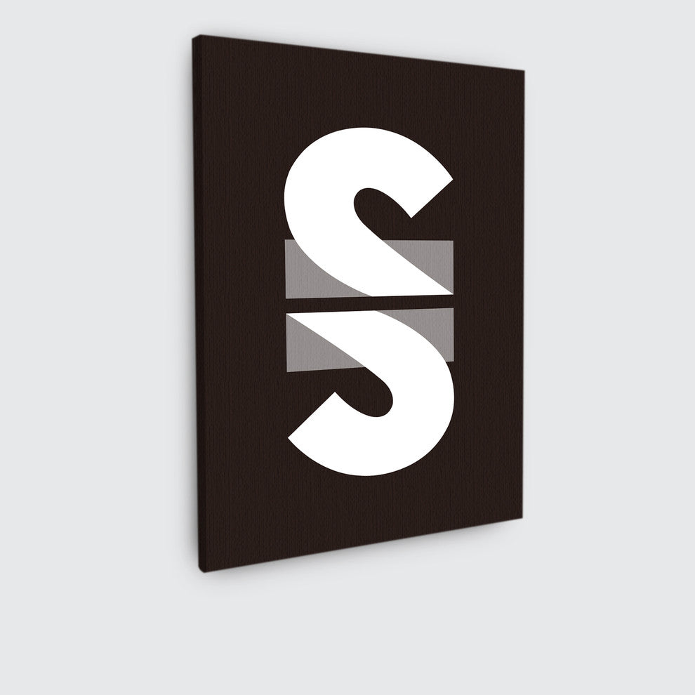 "Super S" Canvas Art, 11"x16"