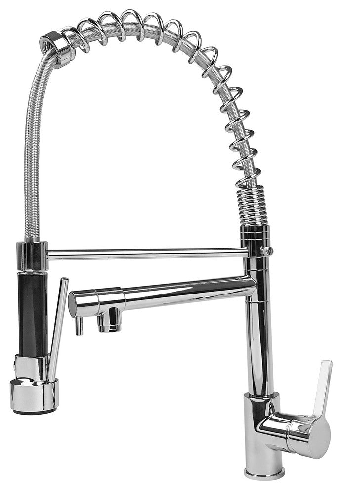 Cosmo Single-Handle Pull-Out Sprayer Kitchen Faucet With Ceramic Disc Cartridge