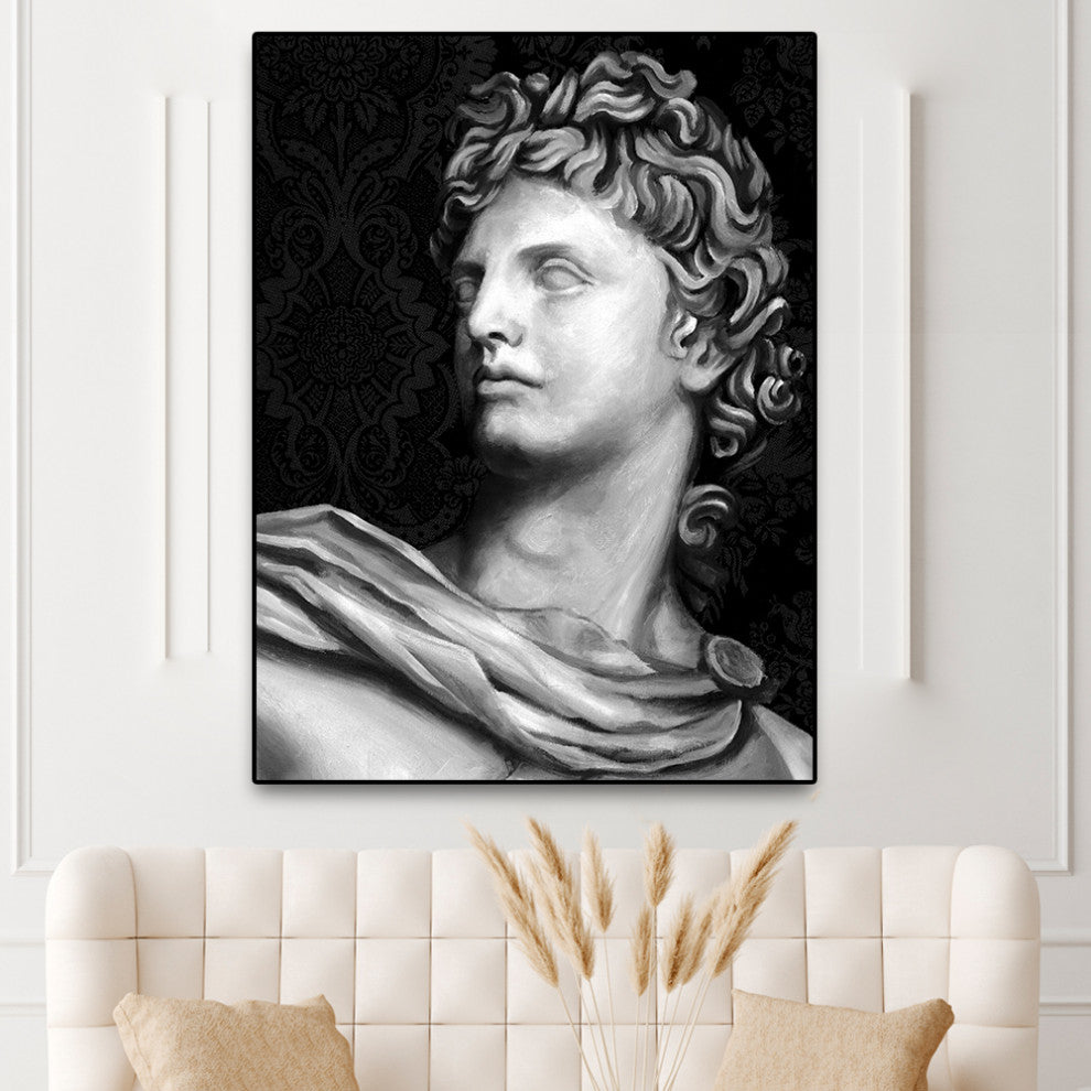 "Ornate Sculpture II" Oversized Framed Canvas, 60 x 40