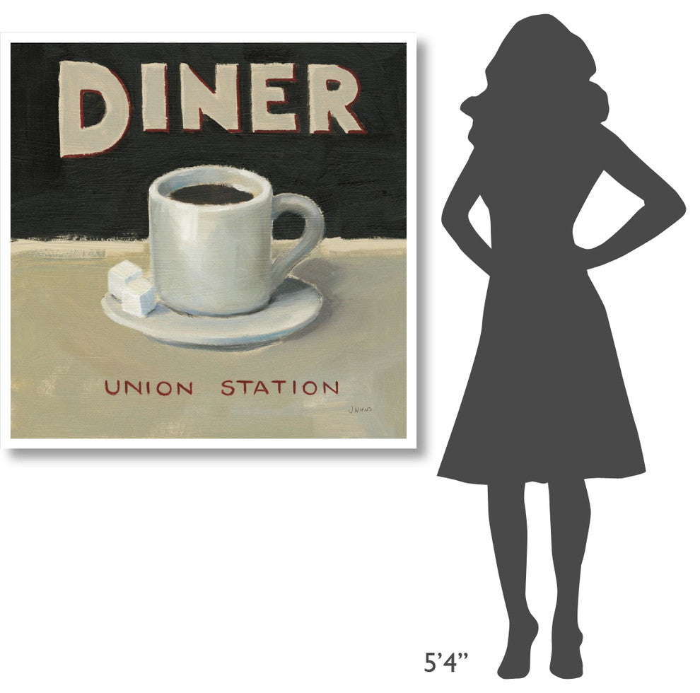 "Coffee Spot II" Digital Paper Print by James Wiens, 42"x42"