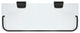MODONA's 13" Glass Wall Shelf With Rail, Rubbed Bronze