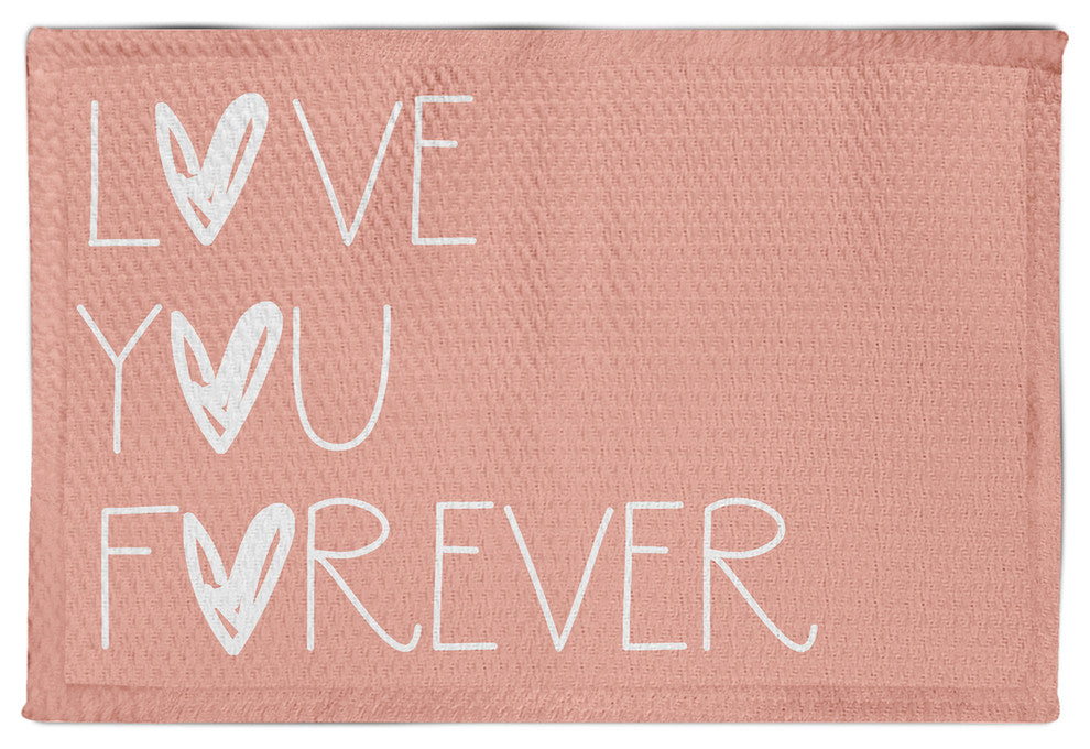 Love You Forever 2x3 Kitchen Rug