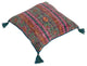 Surya Zahra ZP-006 30"x30" Pillow Cover, Green/Burnt Orange/Purple/Fuschia