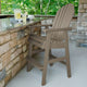 Hamilton Deck Chair-Bar Height, Woodland Brown