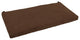 42"x19" Micro Suede Loveseat Cushion, Chocolate Brown