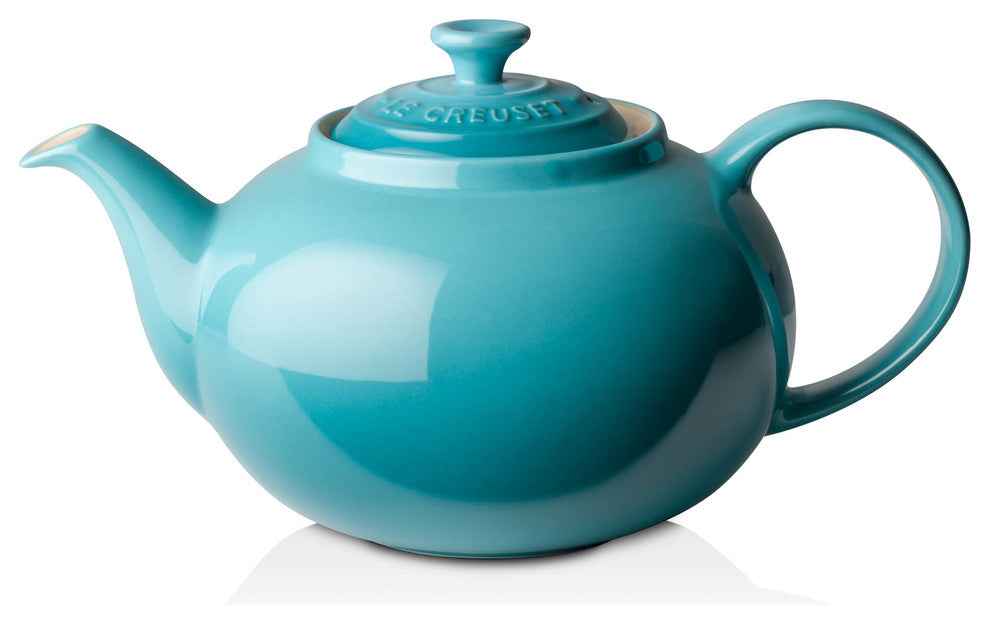 Le Creuset Stoneware Classic Teapot, 1.3 L, Teal